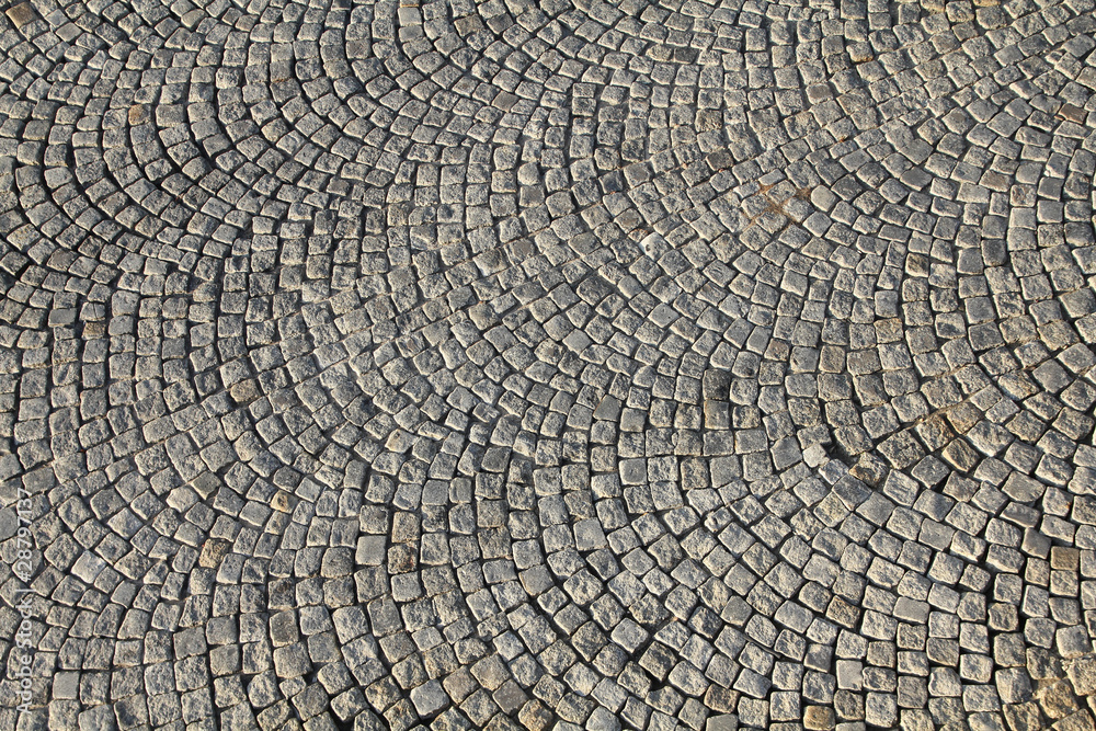 Naklejka premium Cobblestone in Warsaw