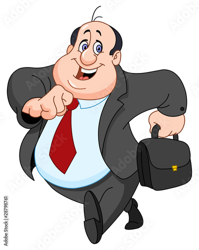 Cheerful businessman
