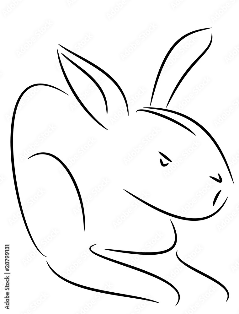 Illustration of a bunny Illustration of a bunny