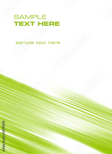 abstract green wind