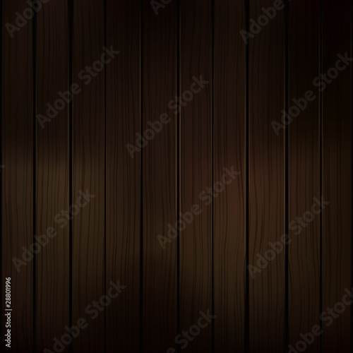 realistic brown wood plank vector background