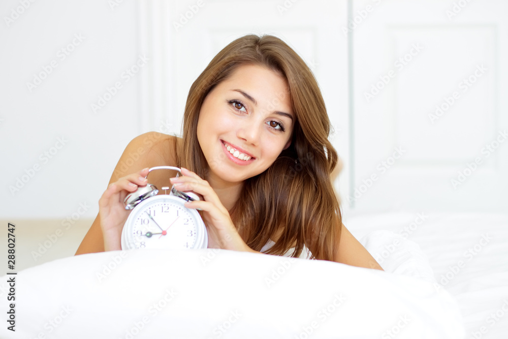 girl wakes up in the morning girl wakes up in the morning