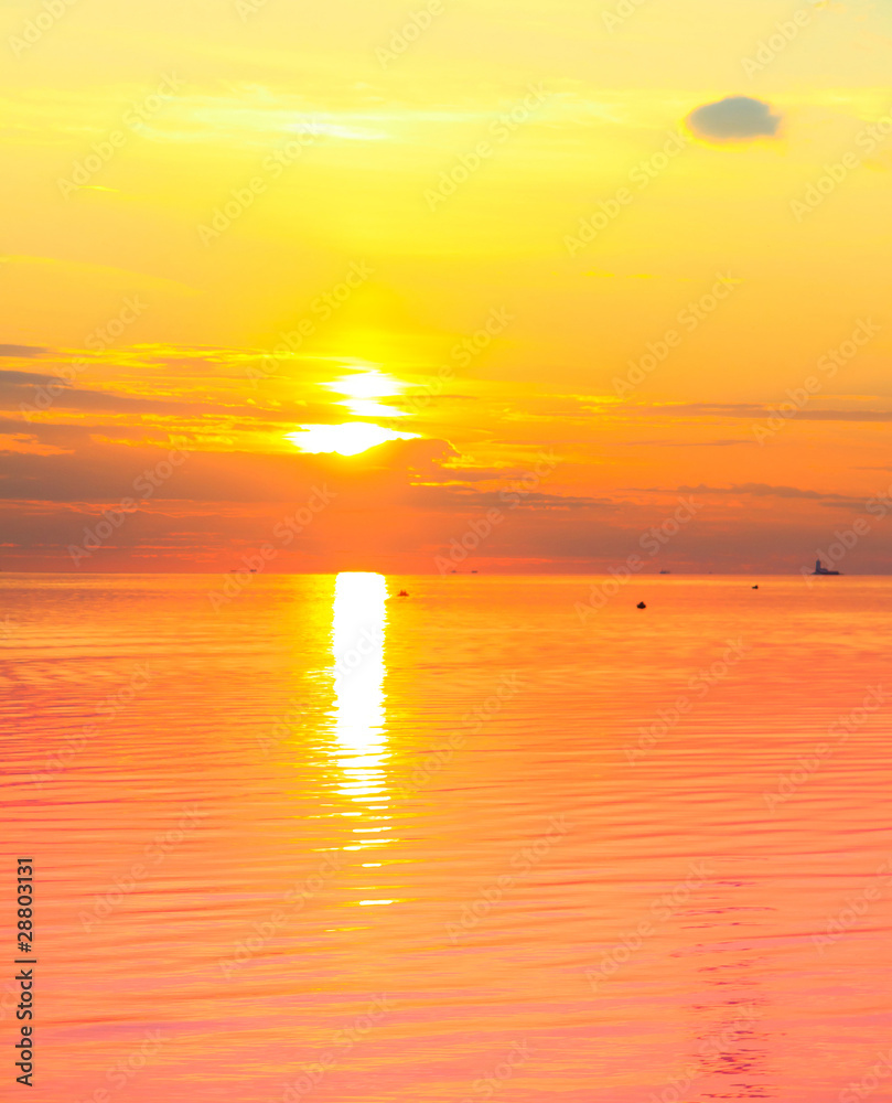 Obraz premium Landscape Sunset Wallpaper