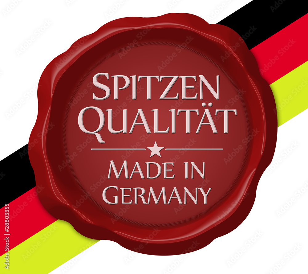 siegel spitzenqualität made in germany mit banner siegel spitzenqualität made in germany mit banner