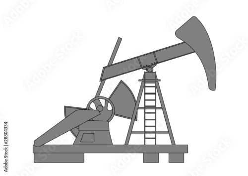 Oil pump vector