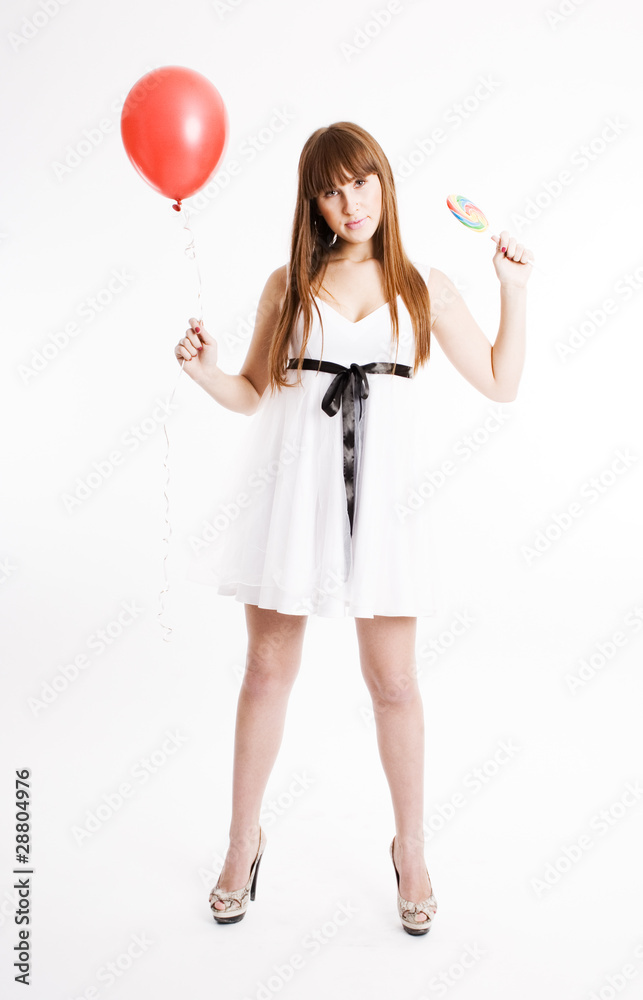portrait of beautiful girl with big lollipop portrait of beautiful girl with big lollipop