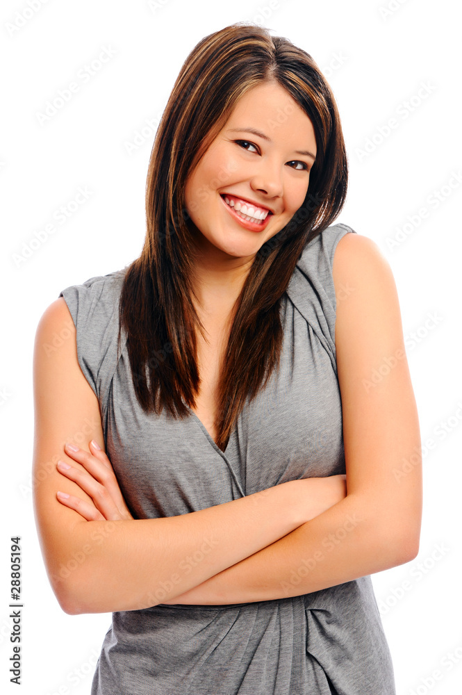 Fototapeta premium Pretty girl in studio