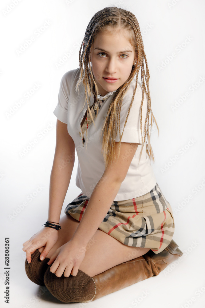 Preciosa Joven Rubia Adolescente Foto De Stock Adobe Stock 0874