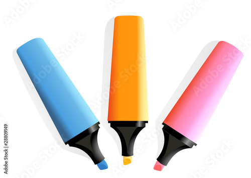 3 markers