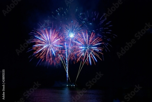 Colorful fireworks