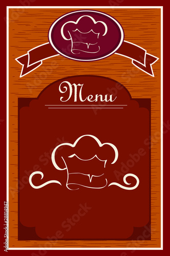 Restaurant menu
