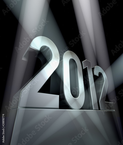 Obraz na płótnie 2012 new year celebration monument