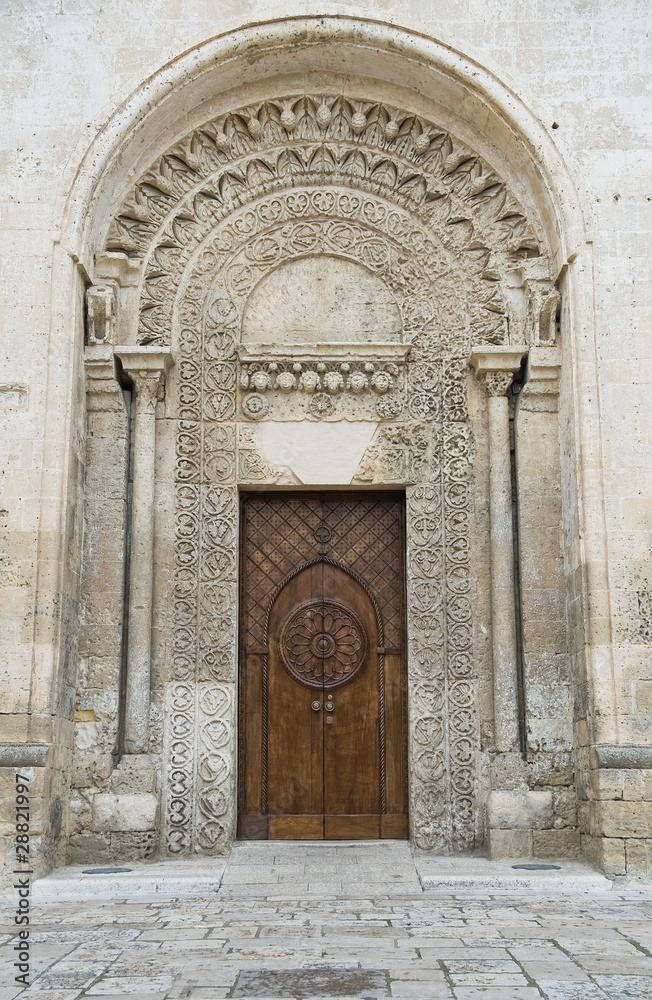 St. Giovanni Battista portal church. Matera. Basilicata. St. Giovanni Battista portal church. Matera. Basilicata.