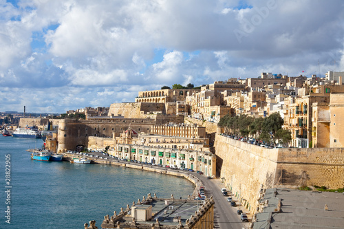 View of Valletta  Malta.