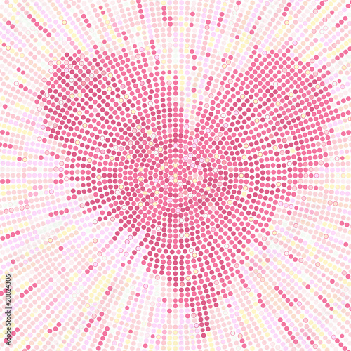 Valentine mosaic background