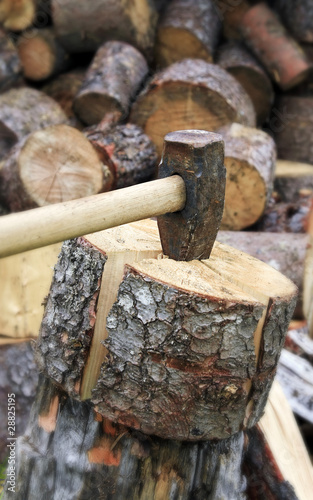 Hammer and wood blocks