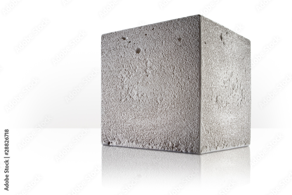concrete cube - obrazy, fototapety, plakaty 