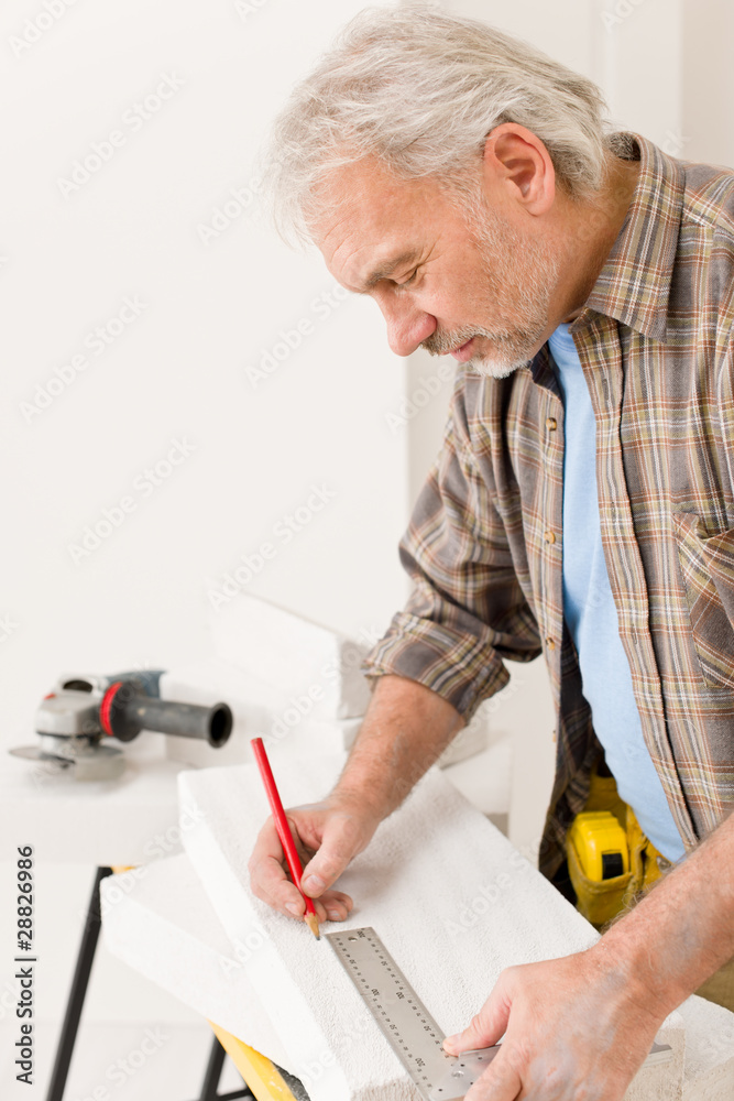 Home improvement - handyman measure porous brick Home improvement - handyman measure porous brick