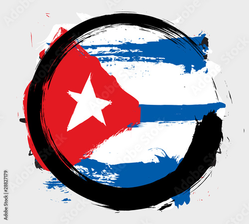 cuba grunge flag
