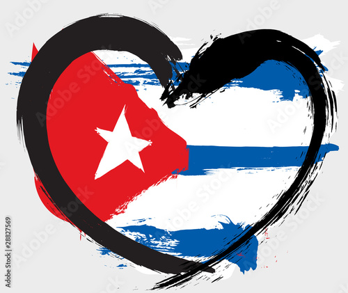 cuba grunge flag