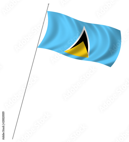Flag of Saint Lucia photo