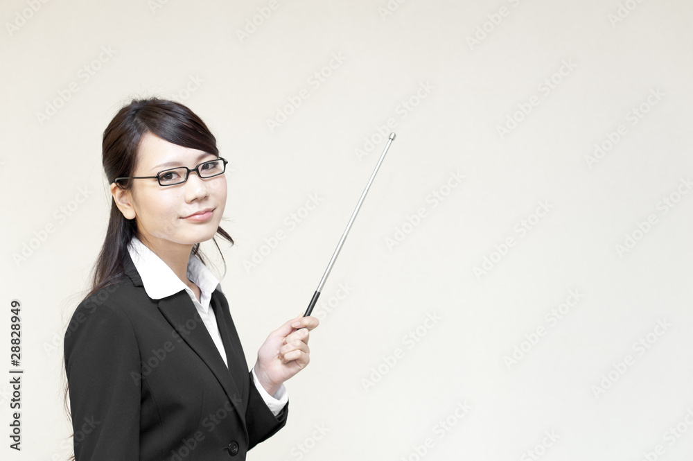 a portrait of young business woman a portrait of young business woman