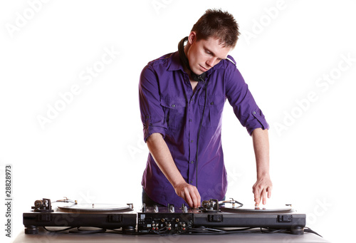 DJ am Turntable