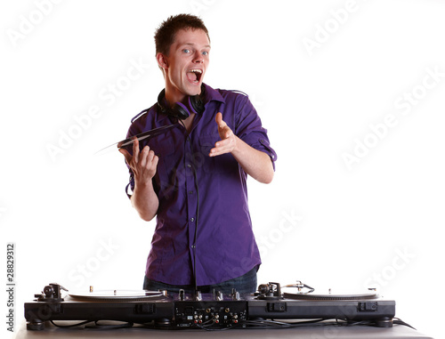 DJ am Turntable