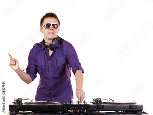 DJ am Turntable