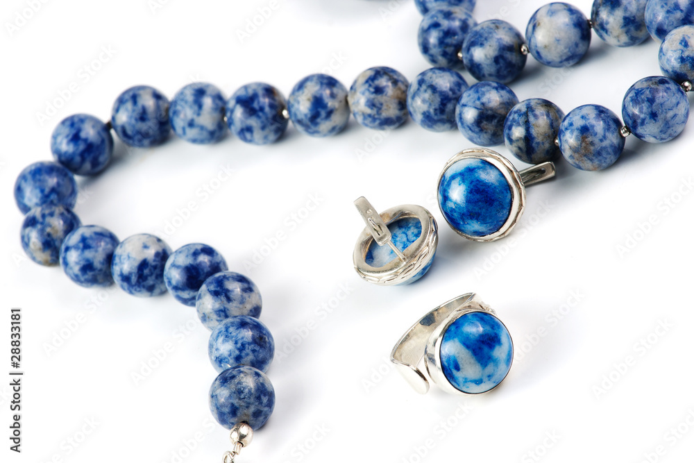 lazurite ring earring and neclaces lazurite ring earring and neclaces