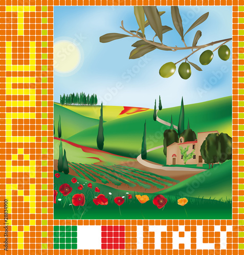 mosaico toscano