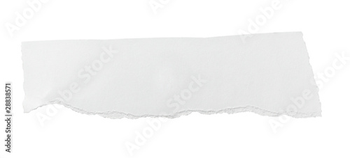 white paper ripped message background