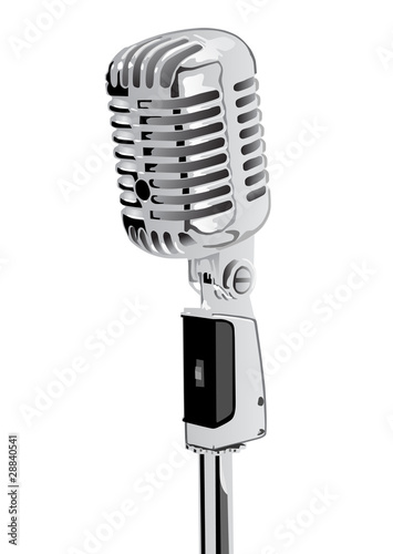 old microphone