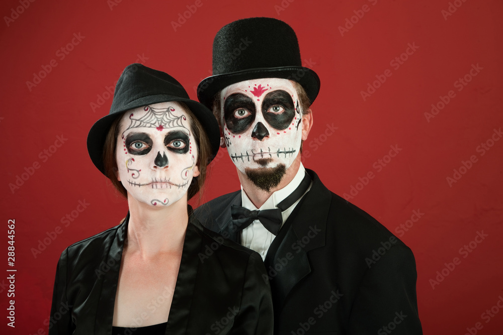 Day of the Dead Couple Day of the Dead Couple