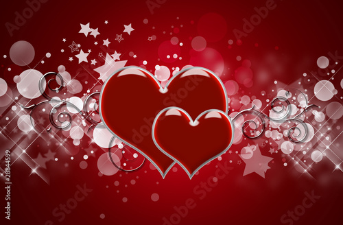 Hearts Background