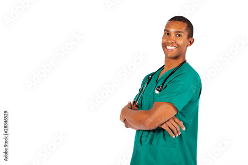 Smiling young doctor