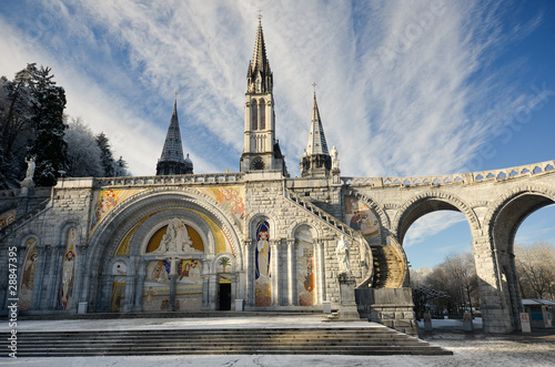 Promenade hivernale à Lourdes photo