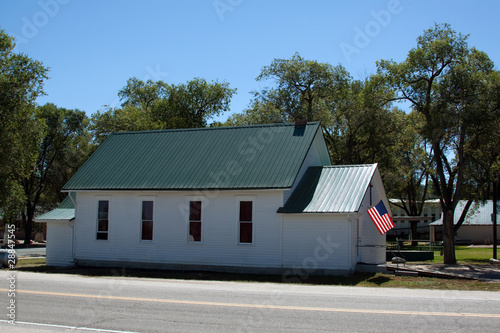 Church in small american town © maksymowicz