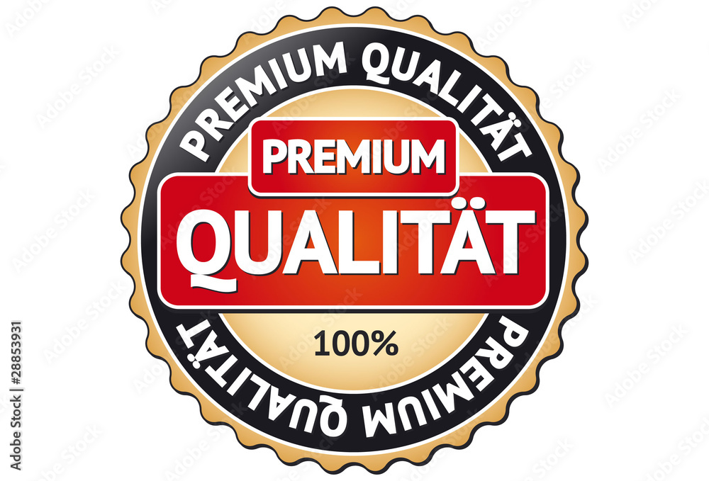 Premium Qualität Qualitätssiegel