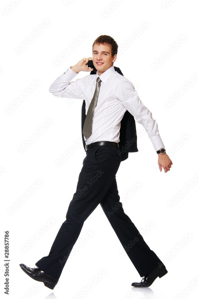 Young happy businessman Young happy businessman