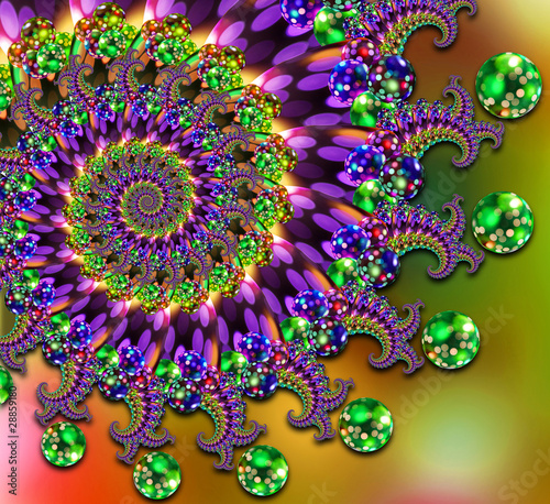 bokeh balls fractal