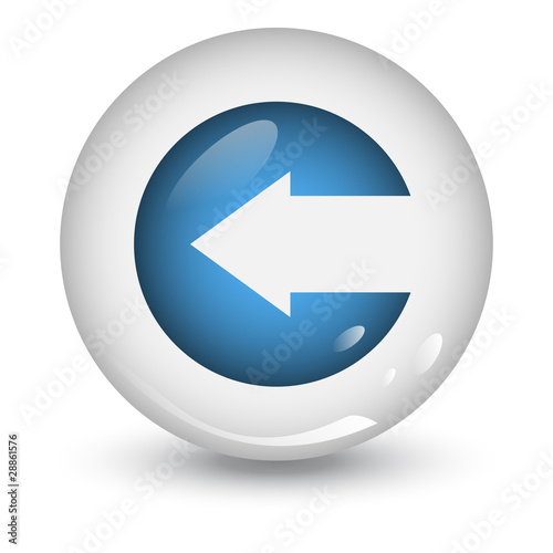 Symbole vectoriel flèche gauche 07