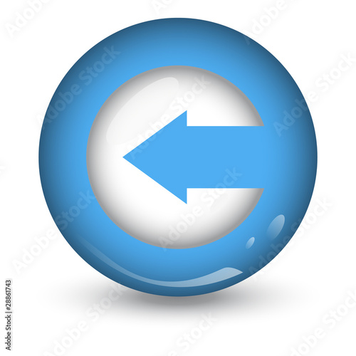 Symbole vectoriel flèche gauche 08