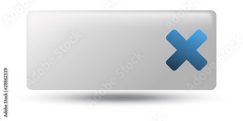 Symbole vectoriel croix annulation 13