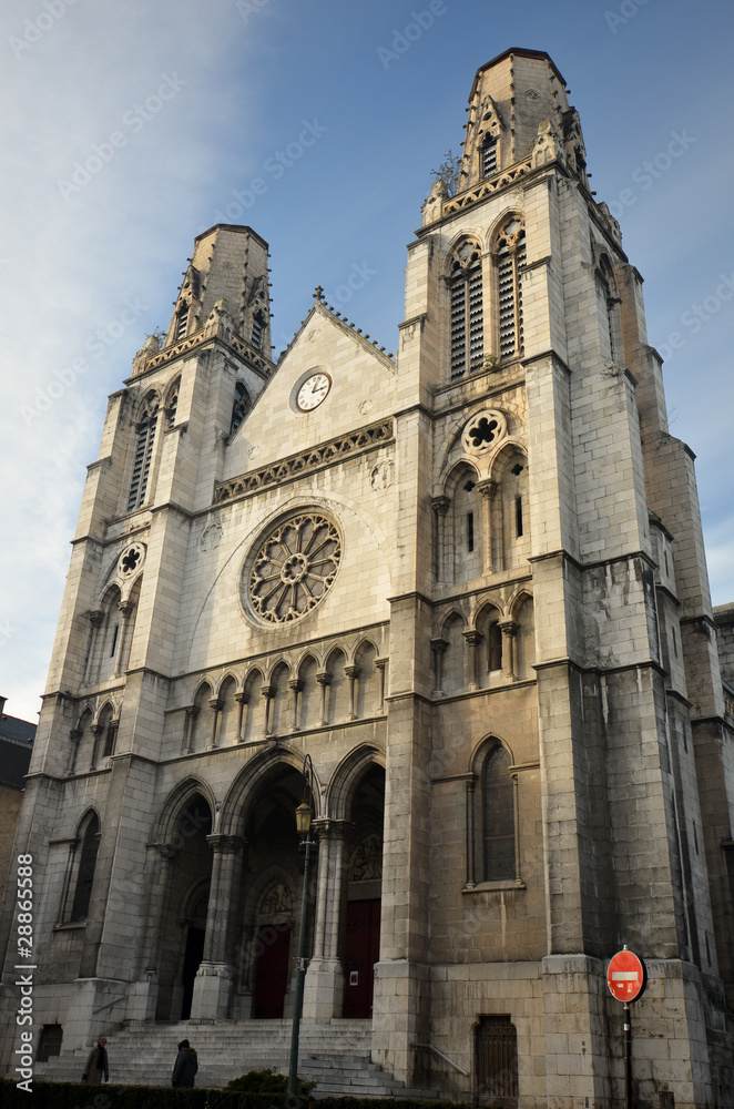 Fototapeta premium Façade de l'église Saint Jacques à Pau