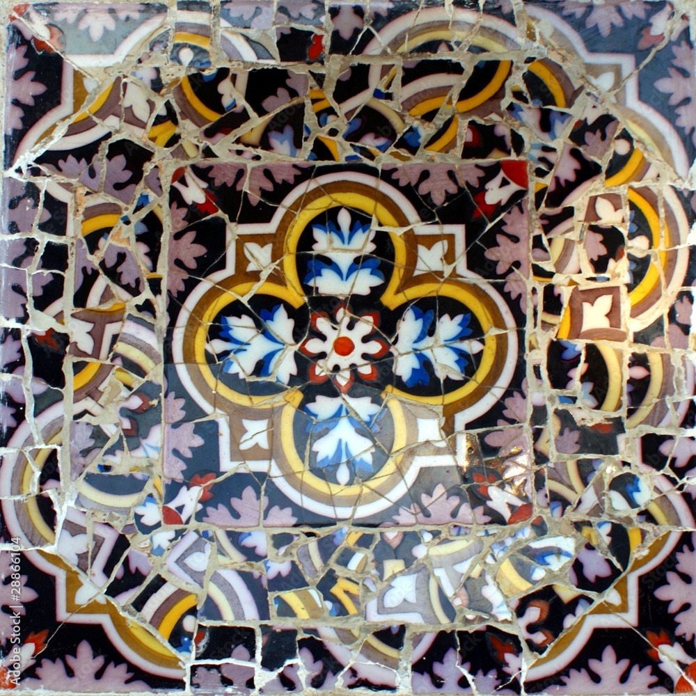 Floral Mosaic Pattern