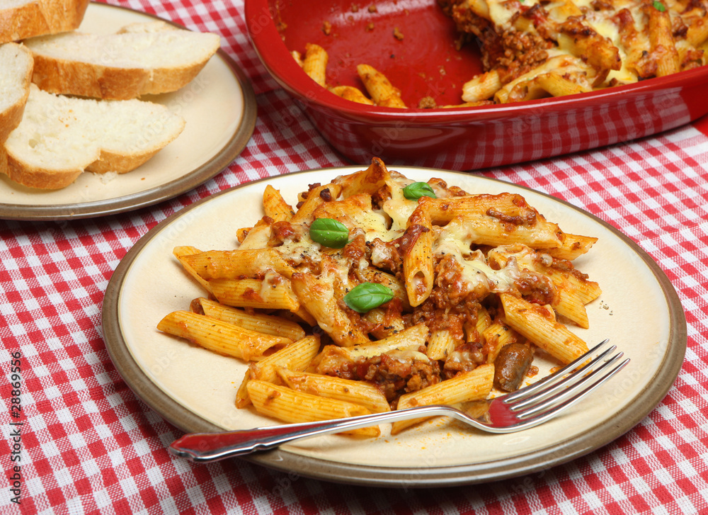 Rigatoni Pasta & Bolognese Sauce Meal Rigatoni Pasta & Bolognese Sauce Meal