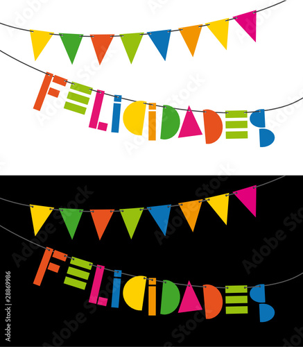 banderitas felicidades