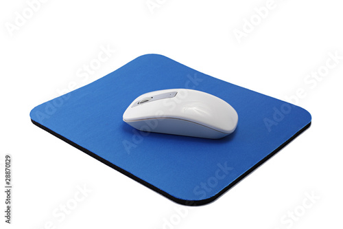 Wireless Mouse on Pad