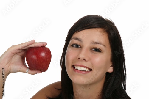 Gorgeous Girl with Apple